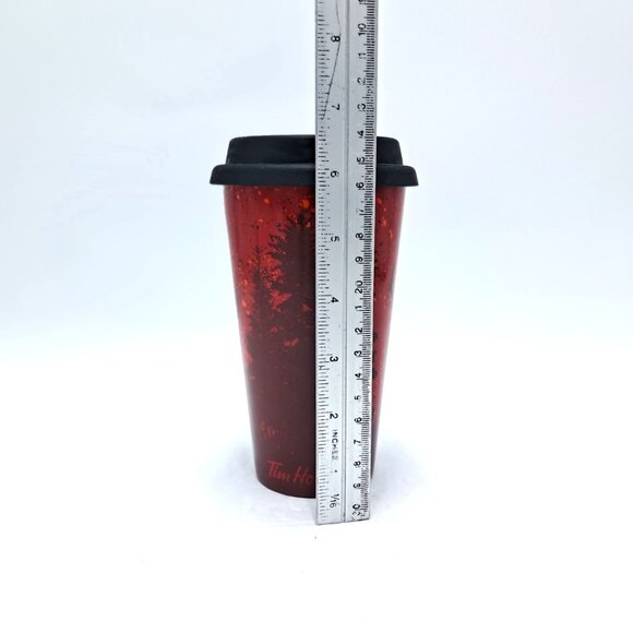 Tim Hortons 2017  Ceramic Deer Buck Elk Coffee Travel Mug With Silicon Lid 16 oz - Picture 4 of 4